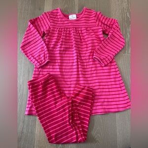 Hanna Andersson Dress/Leggings Set Size 110 (5)